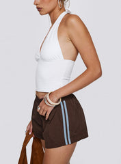 Borderline Track Short Brown / Blue