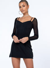 Charla Mini Dress Black