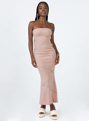 Oscar Midi Dress Dusty Pink