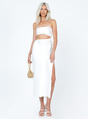 Jona Maxi Dress White