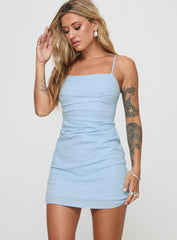 Doris Mini Dress Blue