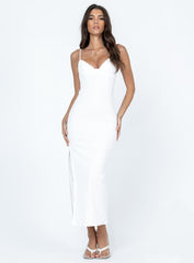 Maila Midi Dress White