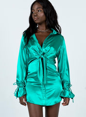 Liberty Mini Dress Green