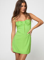 Alano Mini Dress Green