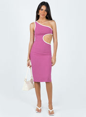 JGR & STN Charlotte Midi Dress Pink