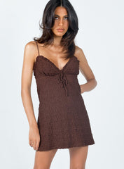 Kellan Mini Dress Brown