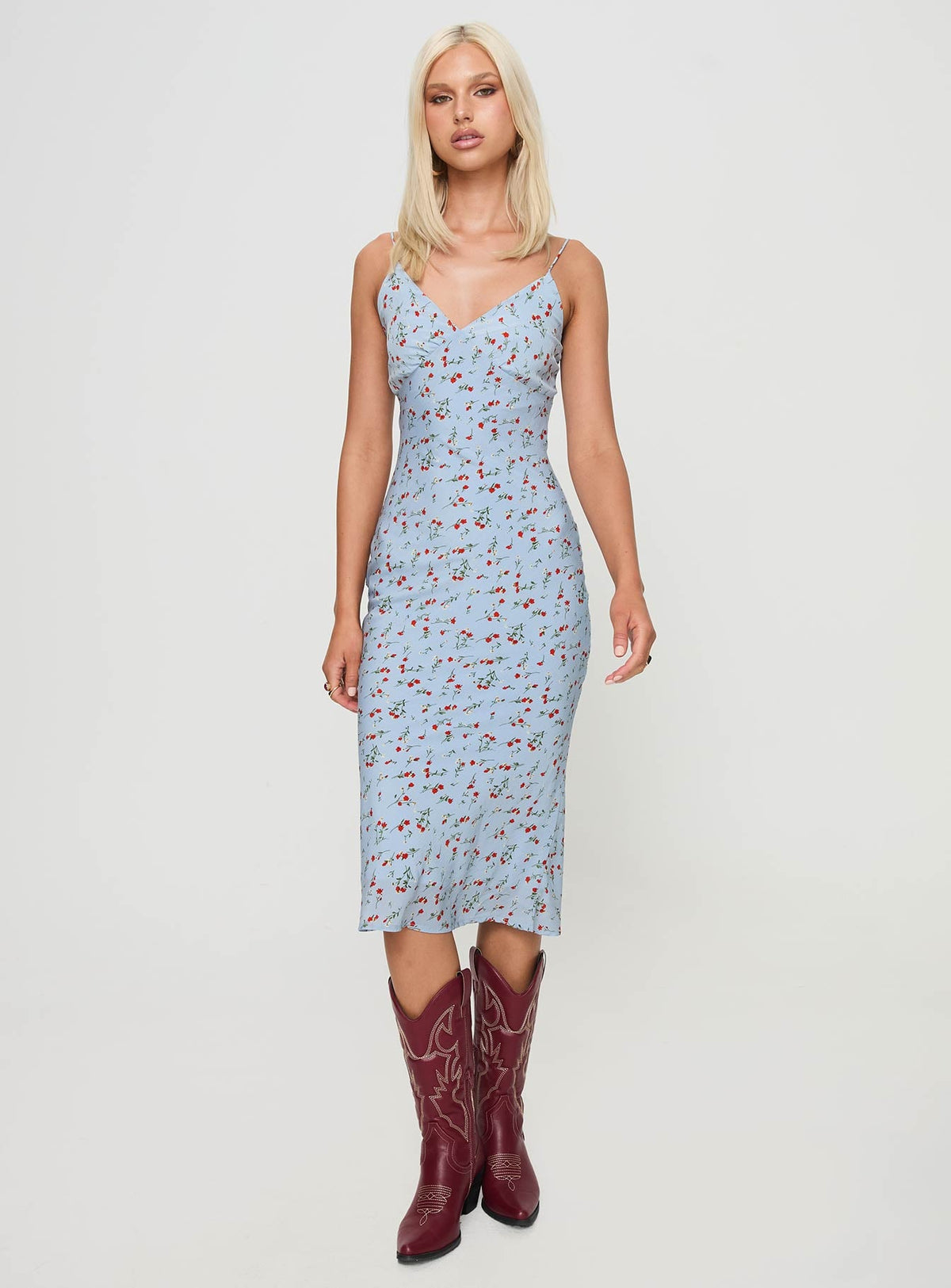Forsell Maxi Dress Blue Floral
