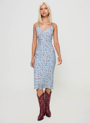 Forsell Maxi Dress Blue Floral