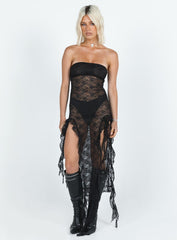 Rendezvous Midi Dress Onyx