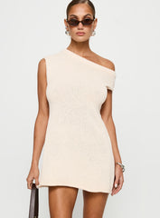 Liberation Off The Shoulder Mini Dress White