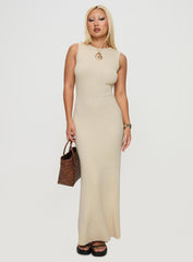 Osment Knit Maxi Dress Cream