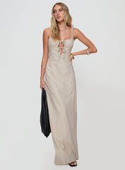 Seraphia Maxi Dress Beige