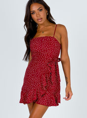 Caesura Mini Dress Wine