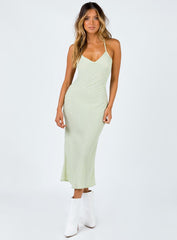 On Cloud Nine Midi Dress Green