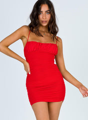 Penney Mini Dress Red