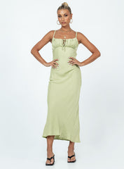 Nicoleta Midi Dress Green