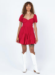 Danny Mini Dress Red