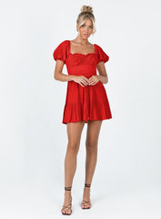 Ethan Mini Dress Red