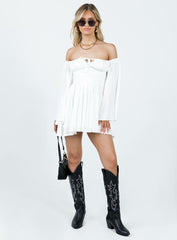 Halle Mini Dress White