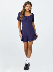 Someday Soon Mini Dress Navy