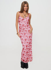 Cotter Maxi Dress Pink / Floral