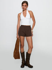 Borderline Track Short Brown / Blue