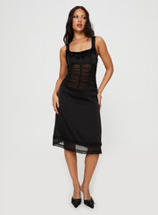 Kendall Midi Dress Black