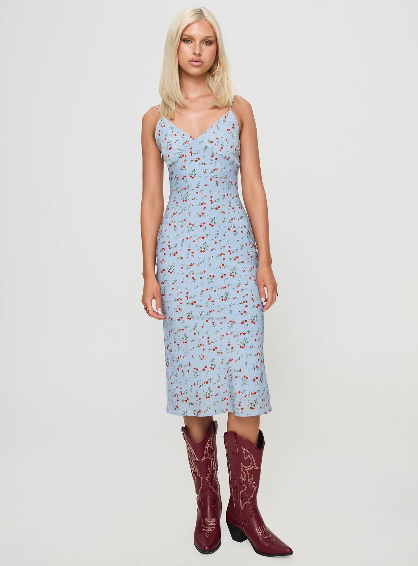 Forsell Maxi Dress Blue Floral