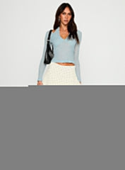 Sonsie Mini Skirt Cream