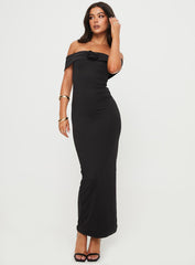 Laurence Strapless Maxi Dress Black