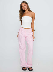 Destini Tie Up Pant Pink