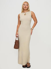 Osment Knit Maxi Dress Cream