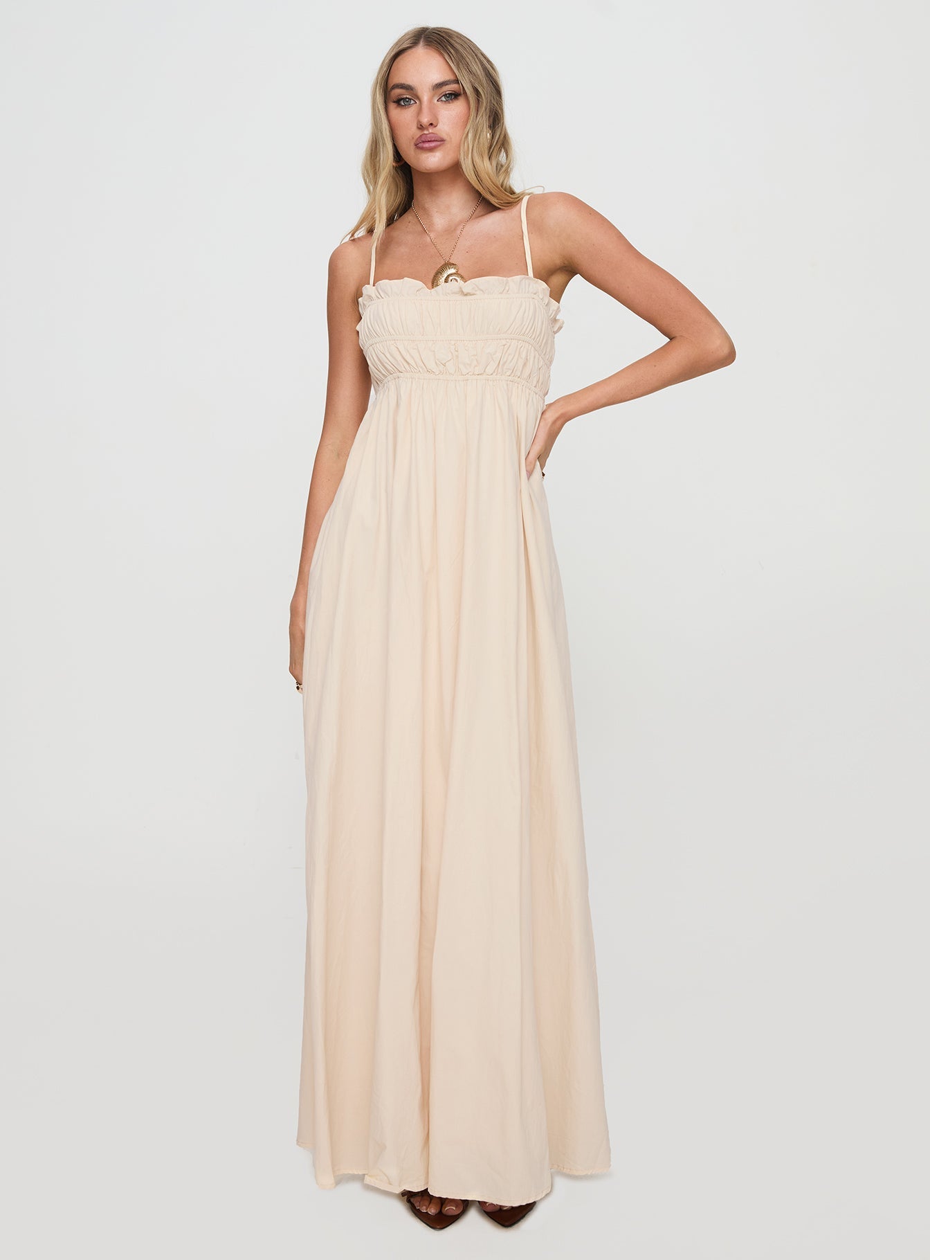 Love All Around Maxi Dress Cream