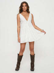 Dipsie Mini Dress White