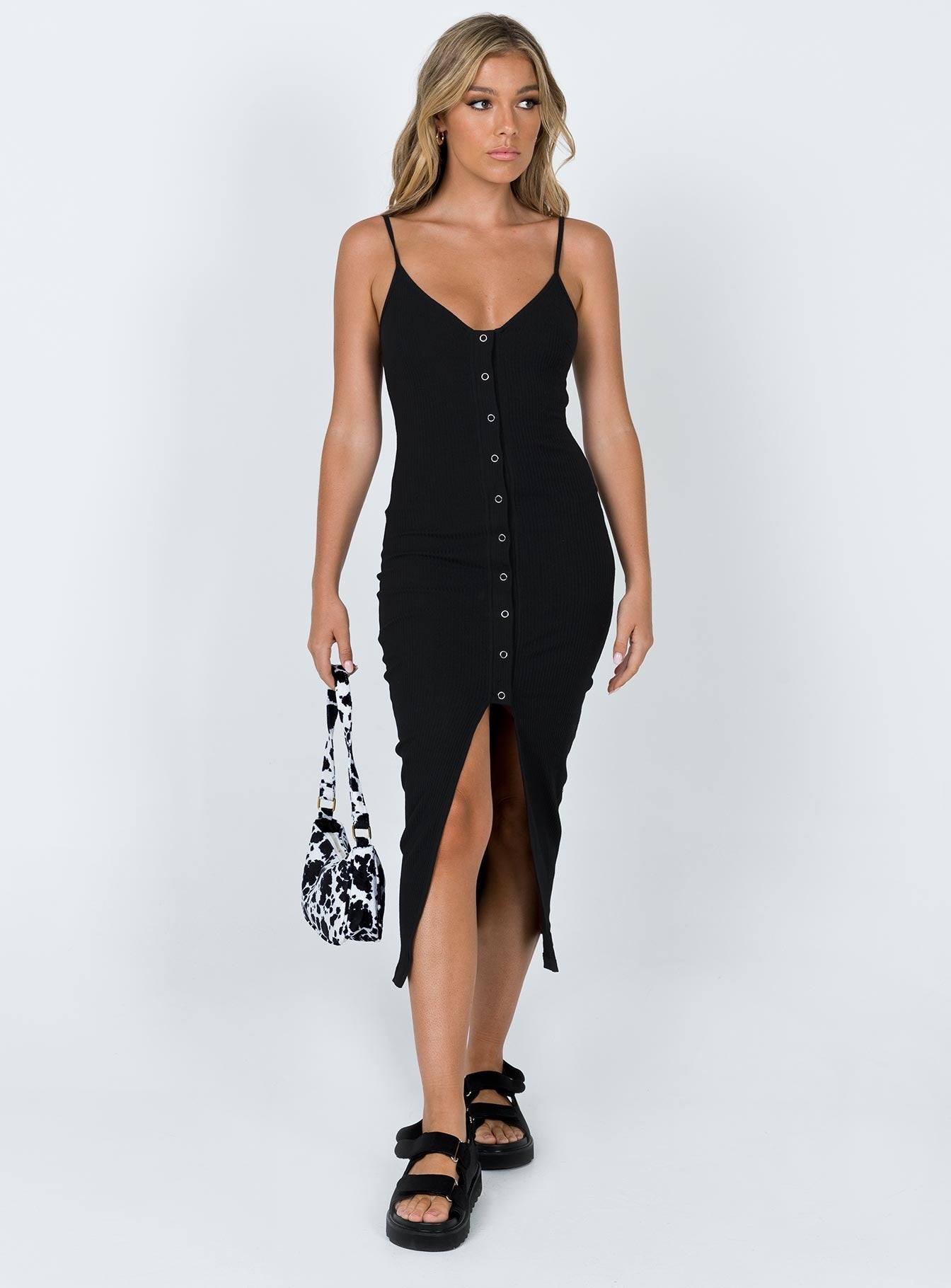 Muir Midi Dress Black