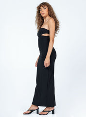 Nola Strapless Maxi Dress Black