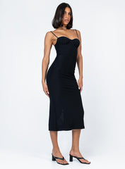 Fe Midi Dress Black