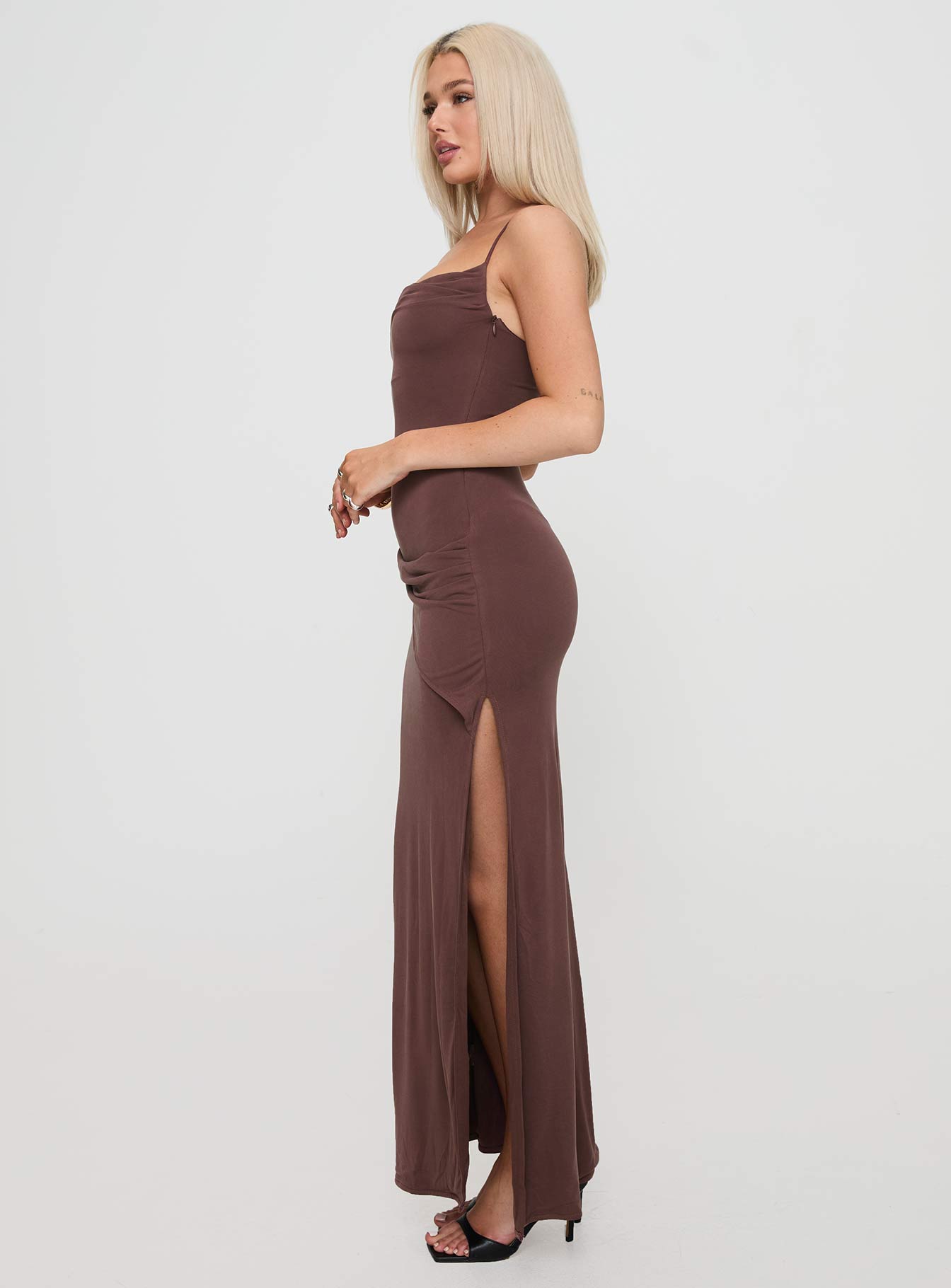 Marchesi Maxi Dress Chocolate