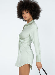 Sari Mini Dress Green