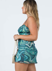 Rosey Mini Dress Green