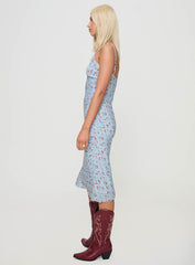 Forsell Maxi Dress Blue Floral