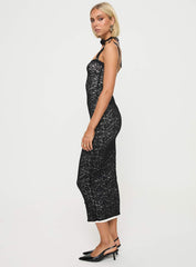 Fire Away Maxi Dress Black