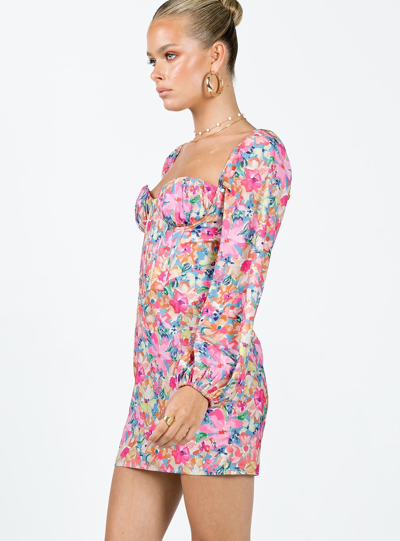 Laurie Corset Mini Dress Multi