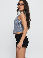 Tessabelle Shirred Bloomer Shorts Black