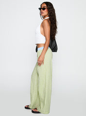 Neevie Wide Leg Pants Green