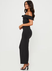 Laurence Strapless Maxi Dress Black