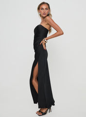 Marlisa Strapless Maxi Dress Black