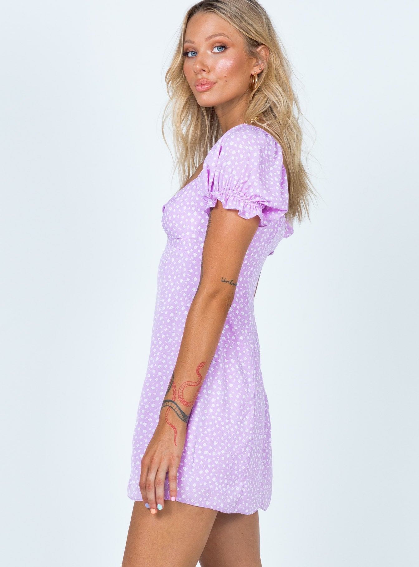 Freyah Mini Dress Purple