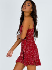 Caesura Mini Dress Wine