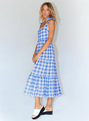Rae Midi Dress Blue